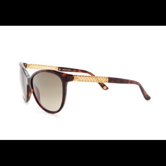 GUCCI Gold Plated CatEye Acetate Frame Sunglasses - Picture 10 of 10